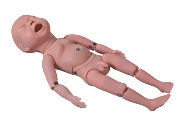 高级新生儿模型（四肢可弯曲）高级出生婴儿附
